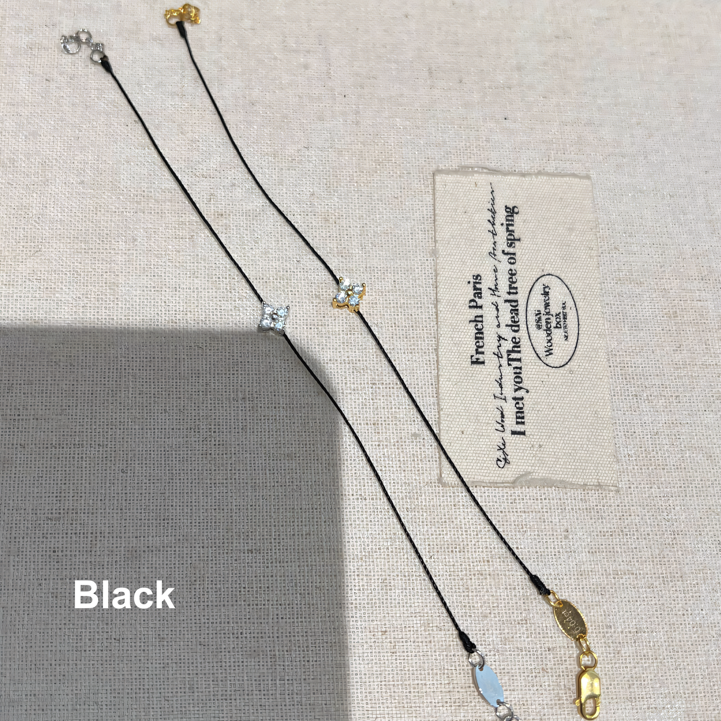 0.30CT Clover Moissanite Woven Bracelet S925 All Color