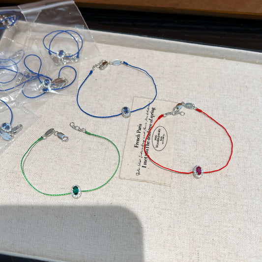 LunaGem Lab-Grown Gemstone Moissanite Bracelet